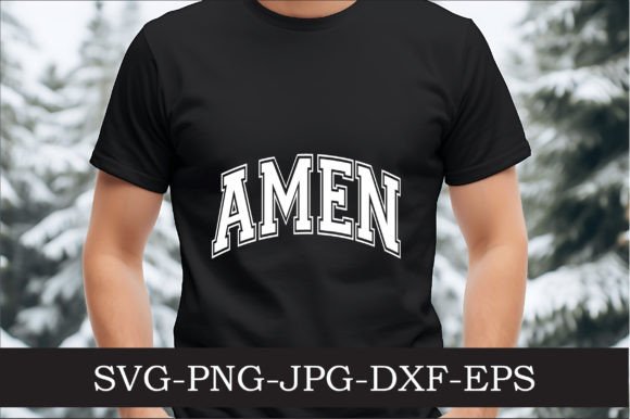 Amen Varsity Letters SVG PNG: Embroidery Review