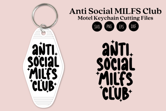 Anti Social Mom Club Keychain SVG Review
