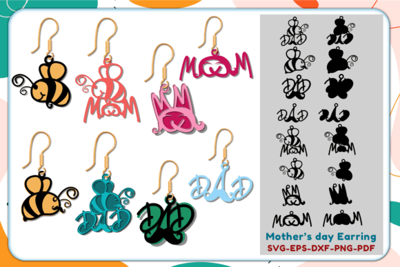 Mom Dad Bee Earring SVG: A Designer’s Stitch Review