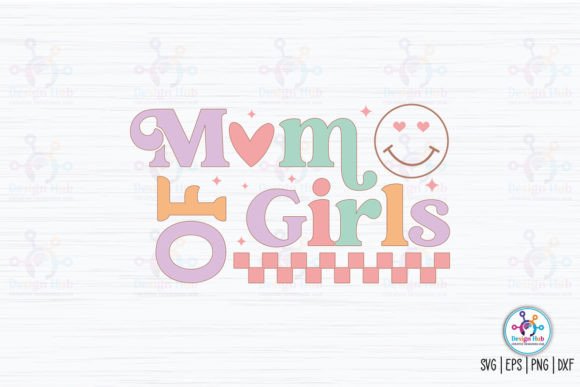 Mom of Girls Retro SVG: An Embroidery Design Review
