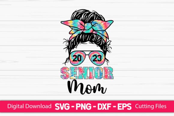 Senior 2023 Mom Messy Bun Graduation Review